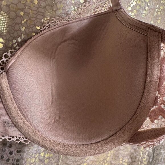 ThirdLove All Day Lace Underwire T-Shirt Bra Taupe Tan Size 36B 1/2 - Picture 9 of 13